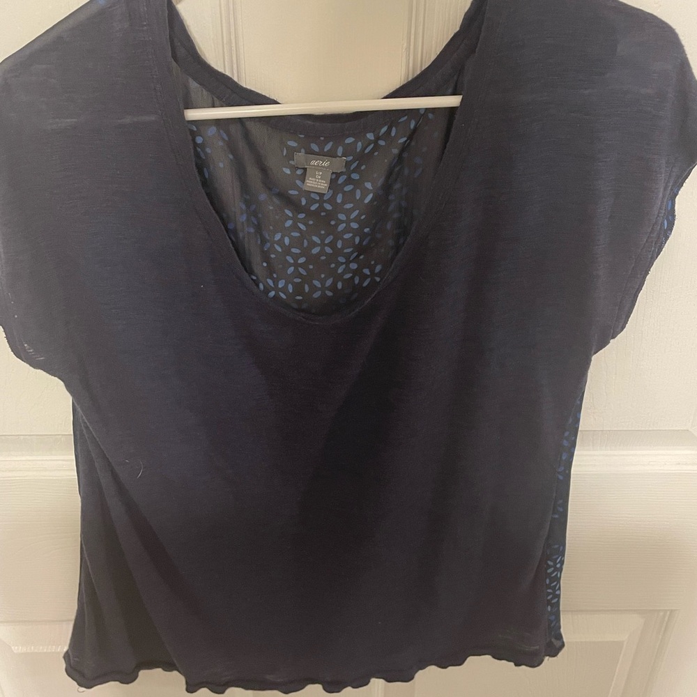 American eagle sheer top